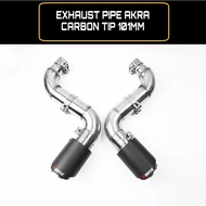 Honda Civic Fc Rear Lip Exhaust Ekzos Come with Piping Civic Accessories Carbon Ekzos Akrapovic CIVI