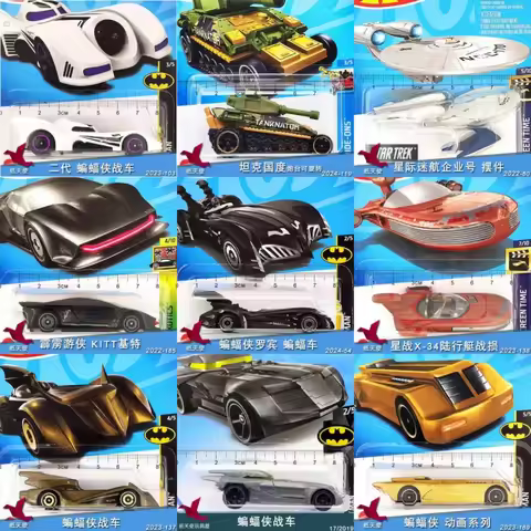 Original Hot Wheels Batman The Animated Series Robin Batmobile The Dark Knight Chevy Astro Van 1/64 