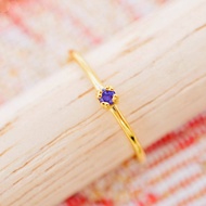 [ 📌พร้อมส่ง ] แหวนพลอยแท้ 💎 แหวนพลอยสีอเมทิสต์  ทองคำแท้9K (ทอง37.5%) [9KAR47]