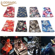 Universal Car Accessories JDM Pattern Style Canvas Katana Shift Lever Knob Cover Dust Cover Racing S