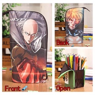 Anime ONE PUNCH-MAN Saitama Pencil Cases Genos Cosmetic Bags &amp; Cases Stationery Pouch