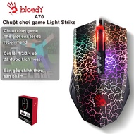 Bloody A4TECH Chuột chơi game tấn công nhẹ A70 đẫm máu 6200cpi tăng tốc 35g phản ứng chính 0.2 ms kh