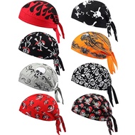 1Pcs Cycling Skull Pirate Cap Hat Bandana Head Wrap Breathable Helmet Liner Anti Sweat UV Sport Head