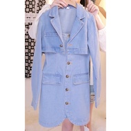 2-Piece Set: Dress + Jeans Second Hand