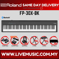 Roland FP-30X 88-key Digital Piano w/ Headphone and Adapter - Black ( FP30X / FP-30 / FP30 / ES120 /