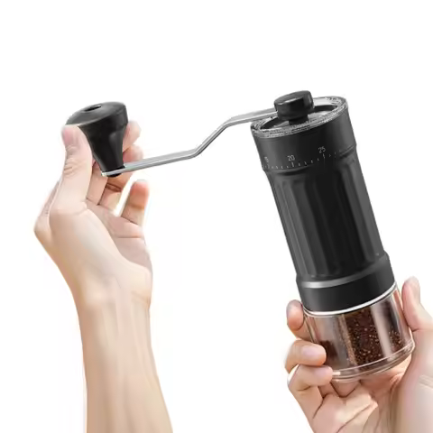 Coffee Grinders for Home Use Manual Coffee Grinder 40 Grind Size Settings Ceramic 2.0 Burr Portable 