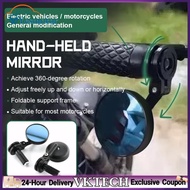 【Local Shipment】Round 7/8 Motorcycle Handlebar Rear View Side Mirror Motorcycle Handle Bar End Rearv