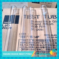Tabung Reaksi 12ml 16x100mm Iwaki Pyrex Asahi 1box | Test Tube Ka