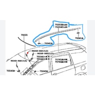 Original Toyota Estima ACR50 GSR50 Roof Moulding (Roof Rubber) 75555-28070 75556-28070 And Clip 7556