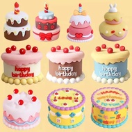 ,,, Cute Cartoon Soft Hollow Cake Decoration Doll _ Korean Style INS Style Birthday Cake Decoration