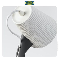 IKEA SVALLET LAMPU MEJA KERJA PLASTIK WARNA ABU-ABU/PUTIH