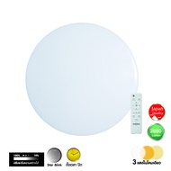 SHINING ไฟเพดานมีรีโมต LED CEILING LAMP 36 วัตต์ ตั้งเวลาเปิด-ปิด ปรับแสง DAYLIGHT/COOL WHITE/WARM W
