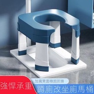 RL DEPARTMENT STORE - 蹲便改坐便器 家用移動馬桶 坐便椅（加高帶防滑墊）