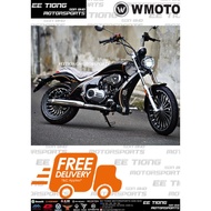 WMOTO AMT125 CRUISER BLACK COLOR *( NEW-UNREGISTER ) READY STOCK LAST STOCK OFFER PROMOSI CLEAR STOC