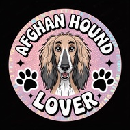 Car Stickers Magnetic Sign Glass Suction Decoration Dog Lover Afghan Hound
