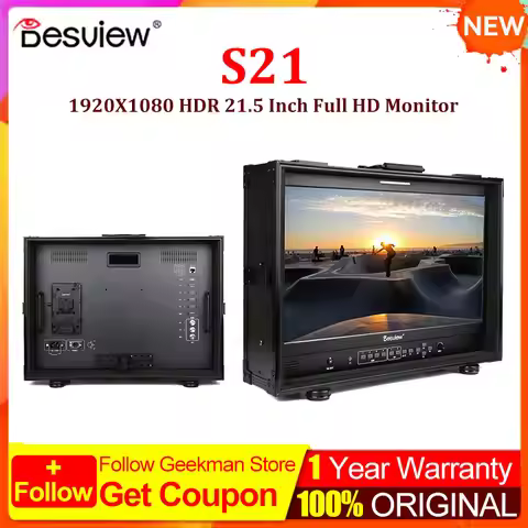 Desview S21 HDR 21.5'' Full HD Professional Director Monitor IPS 1000nits Display Support 4K HDMI-/ 