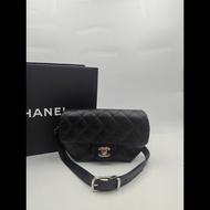 香奈兒 chanel 黑銀 員工包