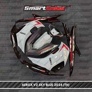 NXV155 V2 AEROX SKY BLUE 2024 COVERSET