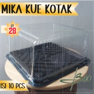 10 Pcs CT 28 SQUARE MICA, LARGE SQUARE MICA SIZE 28