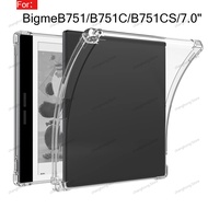 For Bigme B751C/B751C S 7.0" Clear Case | Built-in Pen Holder | Slim & Lightweight | Anti Scratch | 