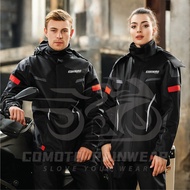 COMOTO ELITE Rain Coat Motorcycle Baju Hujan Waterproof Special (S-10XL) FREE WATERPROOF PHONE CASE