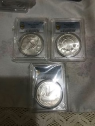 三個新加坡銀幣，售價1900