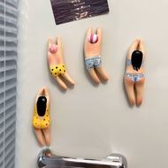 Refrigerator Stickers Cute Day Unique Creative Swimming Boys Girls Cartoon European Funny 3D Three-D