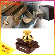 Push Button Latch Cabinet Door Catch Lock Keyless Cupboard Locks Camper Car Push Lock for RV Camper