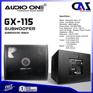 Subwoofer Passive Active Audio One GX 115 Pasif 15 inch 1200 watt Son System Lapangan Bass | DMS