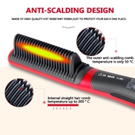 29W Anti Static Fast Straightener Electric Hair Brush Comb Irons Ceramic Steam Curler Heating Hair Flat Straightening Iron New