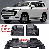 Suitable for Toyota Land Cruiser Lc300 Fully Enclosed TPE Foot Mat Lc300 Dedicated TPE Fully Enclose