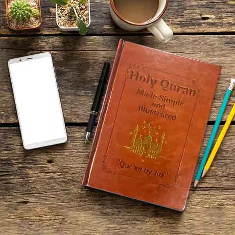 Holy Quran Made Simple And Illustrated,All 114 Surahs Quran Study Guide for Beginners,Illustrated Ta