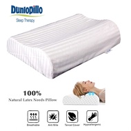 Bantal Dunlopillo Natural Latex Pillow | Neck Support Foam Pillow | Bolster Contour Shape