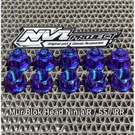 Ninja 150 r ss rr serpico kr150 titanium Gr5 head Block Nut