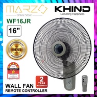 KHIND 16" Wall fan with Romote Control WF16JR KIPAS DINDING