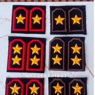 Pdl rank embroidered Pati Brigjen, Irjen & Komjen premium 3D embossed embroidery