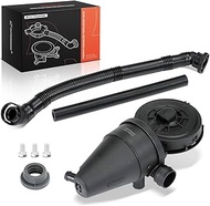 A-Premium Engine Crankcase Vent Valve Oil Separator Breather Hose Kit Compatible with BMW 323i/323is