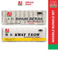 A1 Instant Rice Bihun (455g) 米粉 + Instant Kway Teow (365g) 粿条 Bundle Set
