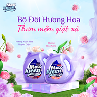 Max Kleen nước giặt xả 2in1 chai và túi 2.4kg đủ các hương