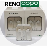 ORIGINAL IMPORT OPPO Reno2 2F 3 5 A94 A12 A15 A3S A5S A31 A54 A74 IN-EAR EARPHONE 3.5MM O-Fresh HiRes Deep Bass Earphone