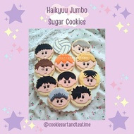 Anime Cookies Haikyuu Jumbo Sugar Cookies