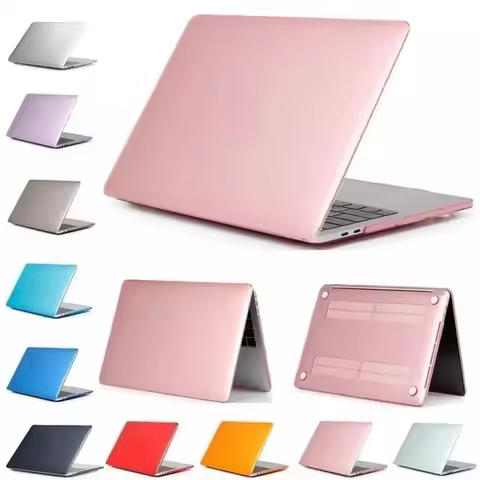 Crystal Laptop Case For Macbook Pro 13 Air 13.3 Pro 14 15 16.2 Inch 2025 2024 2023 2022 2021 2020 20