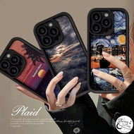 MATAHARI Starry Sky Cloud Oil Paint Painting Case View For OPPO A38 A57 A78 A15 A18 A58 A17 A12 A17K