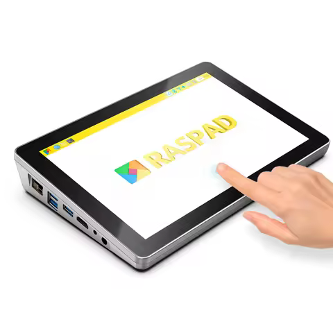 RasPad 3.0 - an All-in-One Tablet for Raspberry Pi with 10.1" Touchscreen and Built-in Battery for I