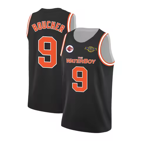Mens Tank Tops 90s Bobby Boucher #9 The Waterboy Sandler 50th Anniversary Movie Basketball Jersey Sl
