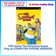 【PSP Games Play di PC Computer Phone 】PSP The Simpsons Game Cartoon Game Phone Games Pc Game