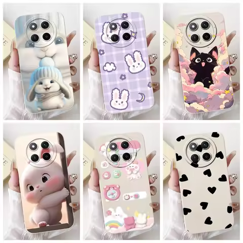 For Honor Magic 7 Lite 2025 Case Cute Cartoon Rabbit Cat Soft Silicone Cover For Honor X9c Smart X 9