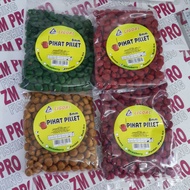 Tong Kala umpan pallet kolam 8mm pikat pillet palet perisa pandan/strawaberry/pisang/Buah ara/udang 
