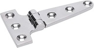 T Shape Ship Hinge, 316 Stainless Steel Hinge for Marine Boat Cabin Door, Corrosion Resistance Antio