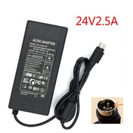 24V 2.5A Adapter Compatible for YC60-2402500 Printer with 3 pin Power Charger